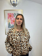 VESTE ABY DAIM LEOPARD