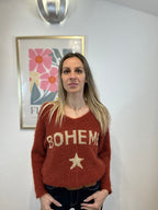 PULL BOHEME BRIQUE