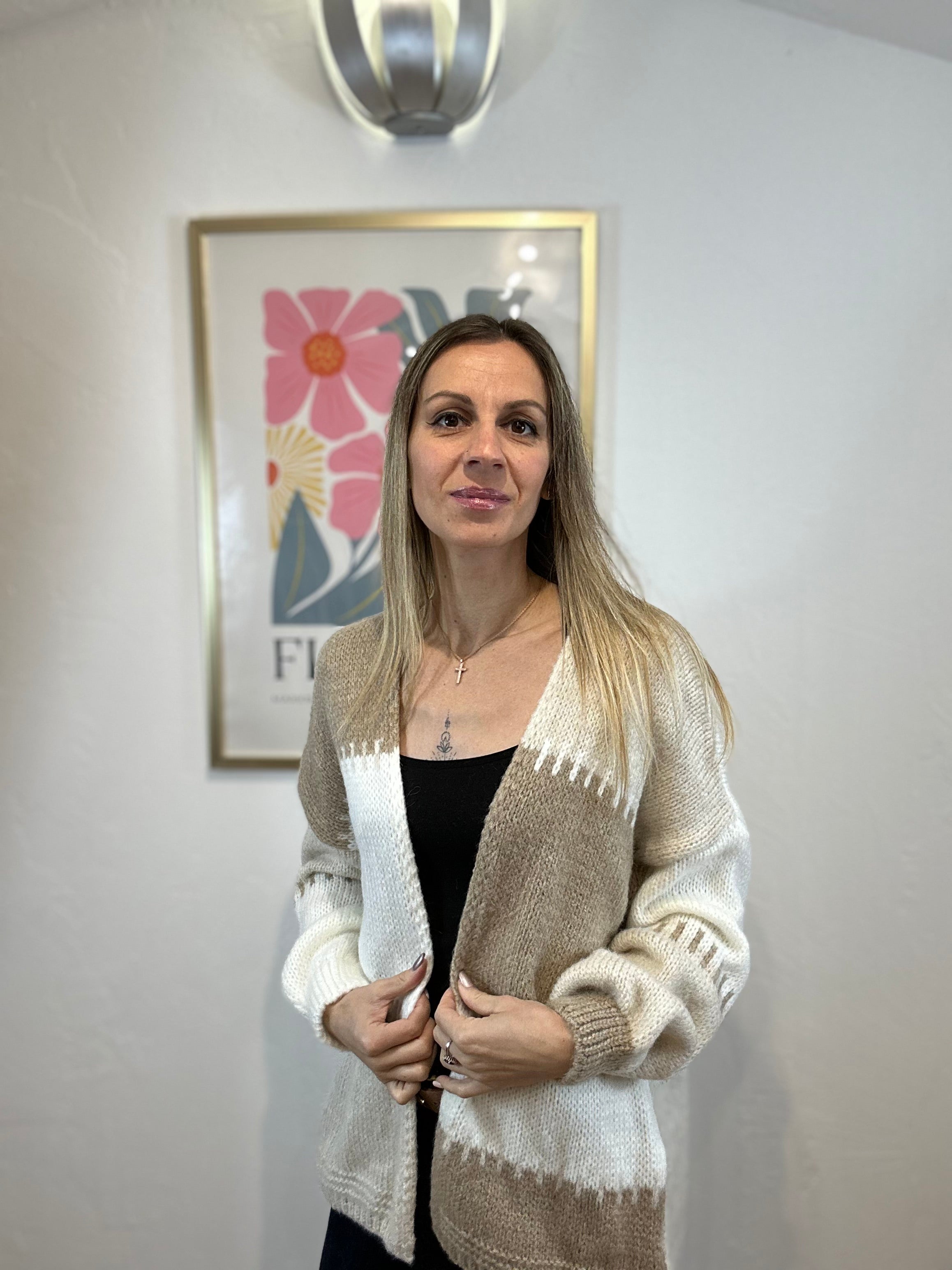 GILET ALMA BEIGE