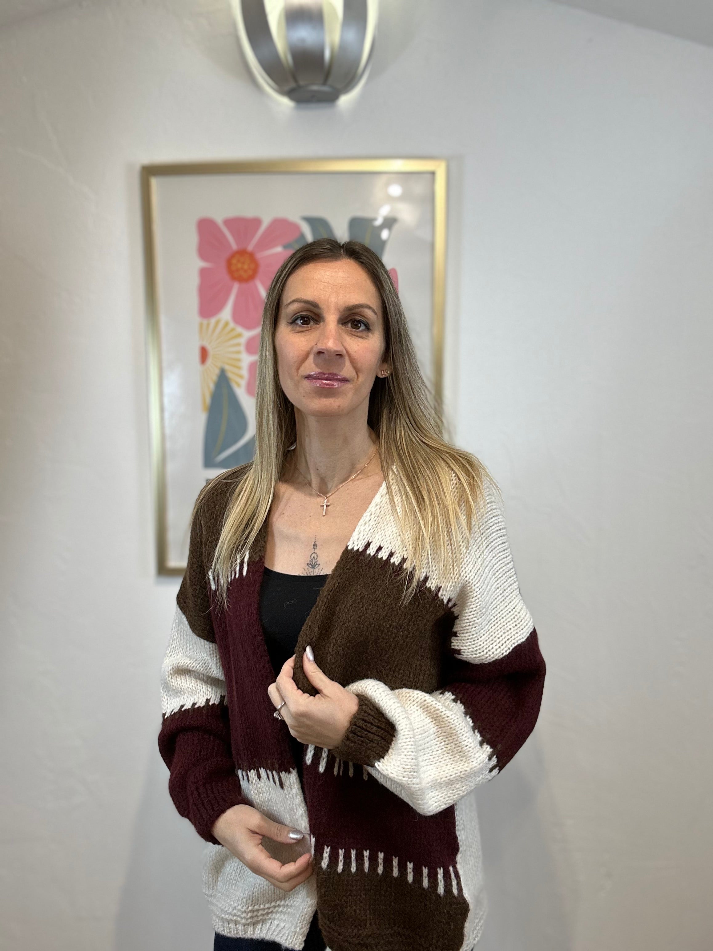 GILET ALMA BORDEAUX