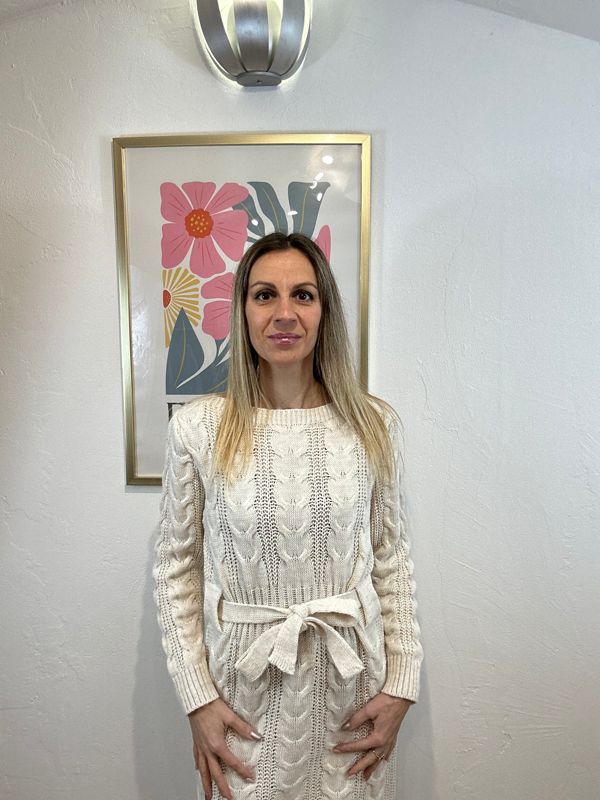 ROBE PULL ELIA BEIGE