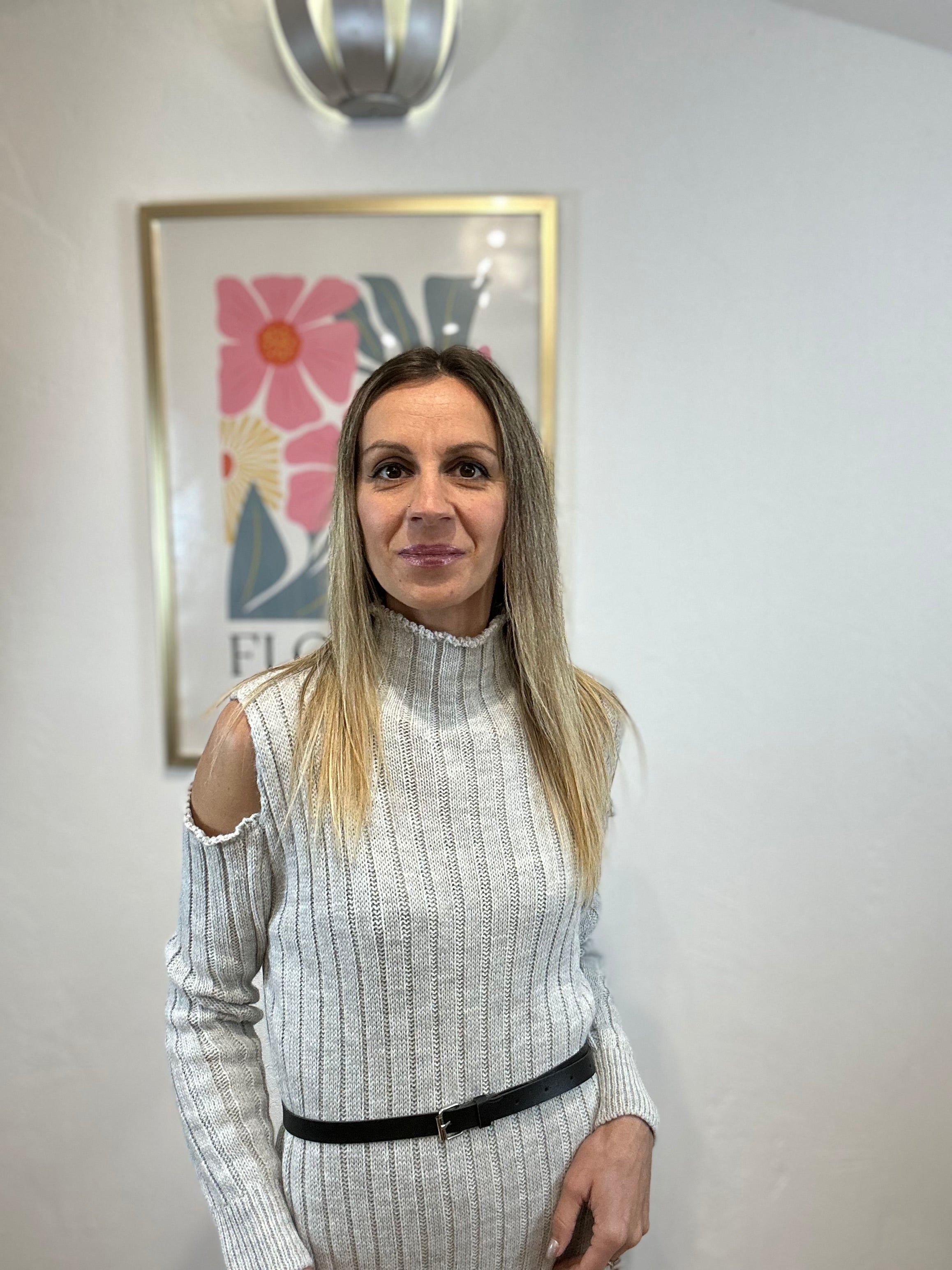 ROBE PULL MIRA GRIS CLAIR