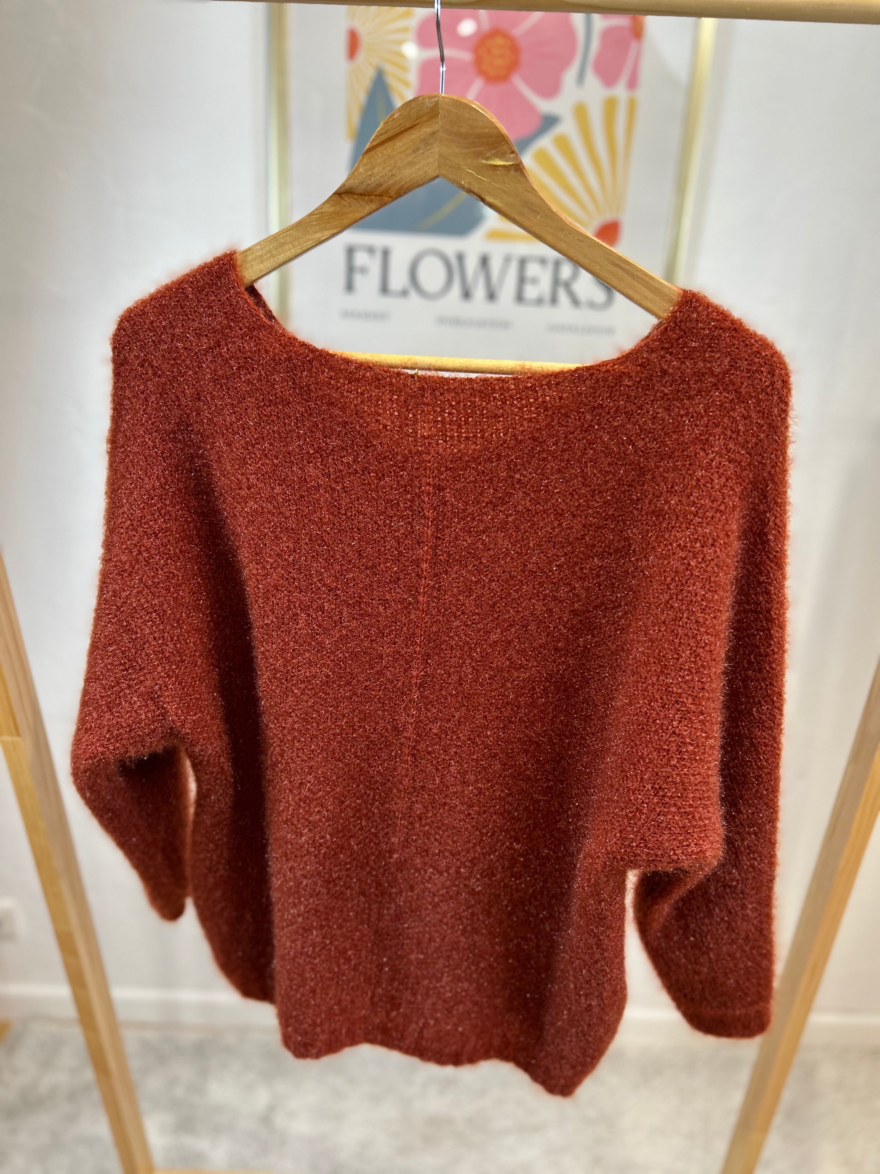 PULL BOHEME BRIQUE