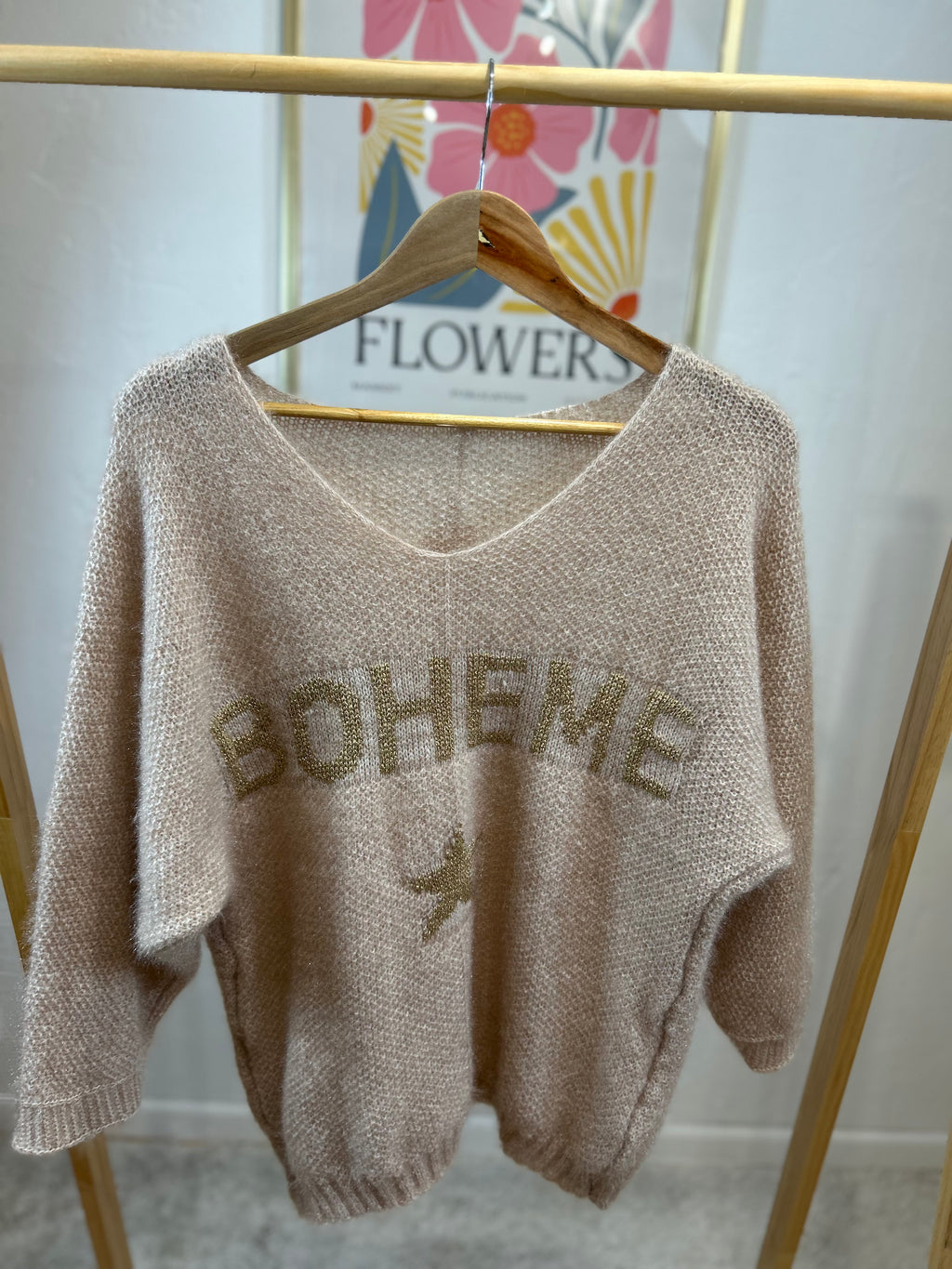 PULL BOHEME BEIGE