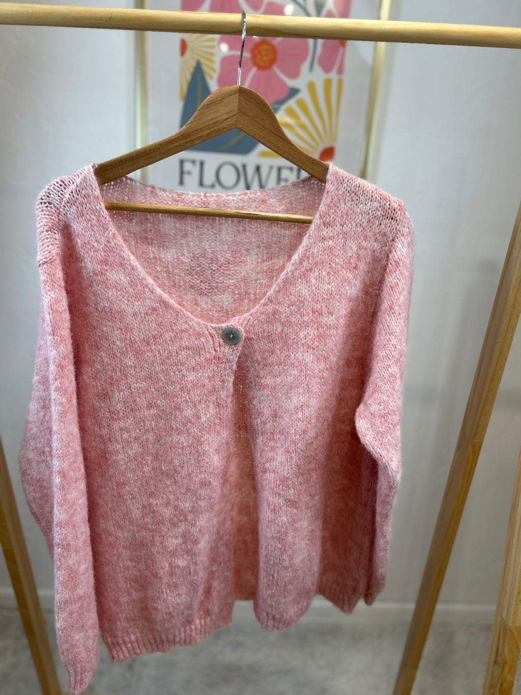 GILET ISA ROSE