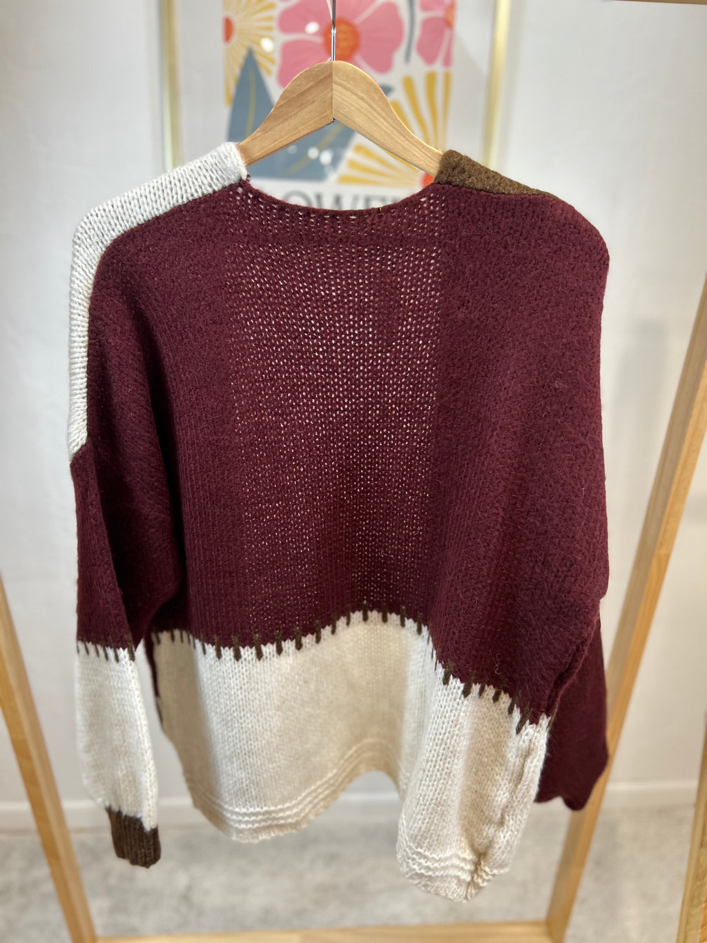GILET ALMA BORDEAUX