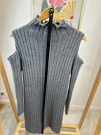 ROBE PULL MIRA GRIS FONCE