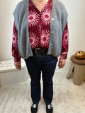 GILET MARION MOHAIR GRIS