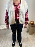 GILET MARION ECRU MOHAIR