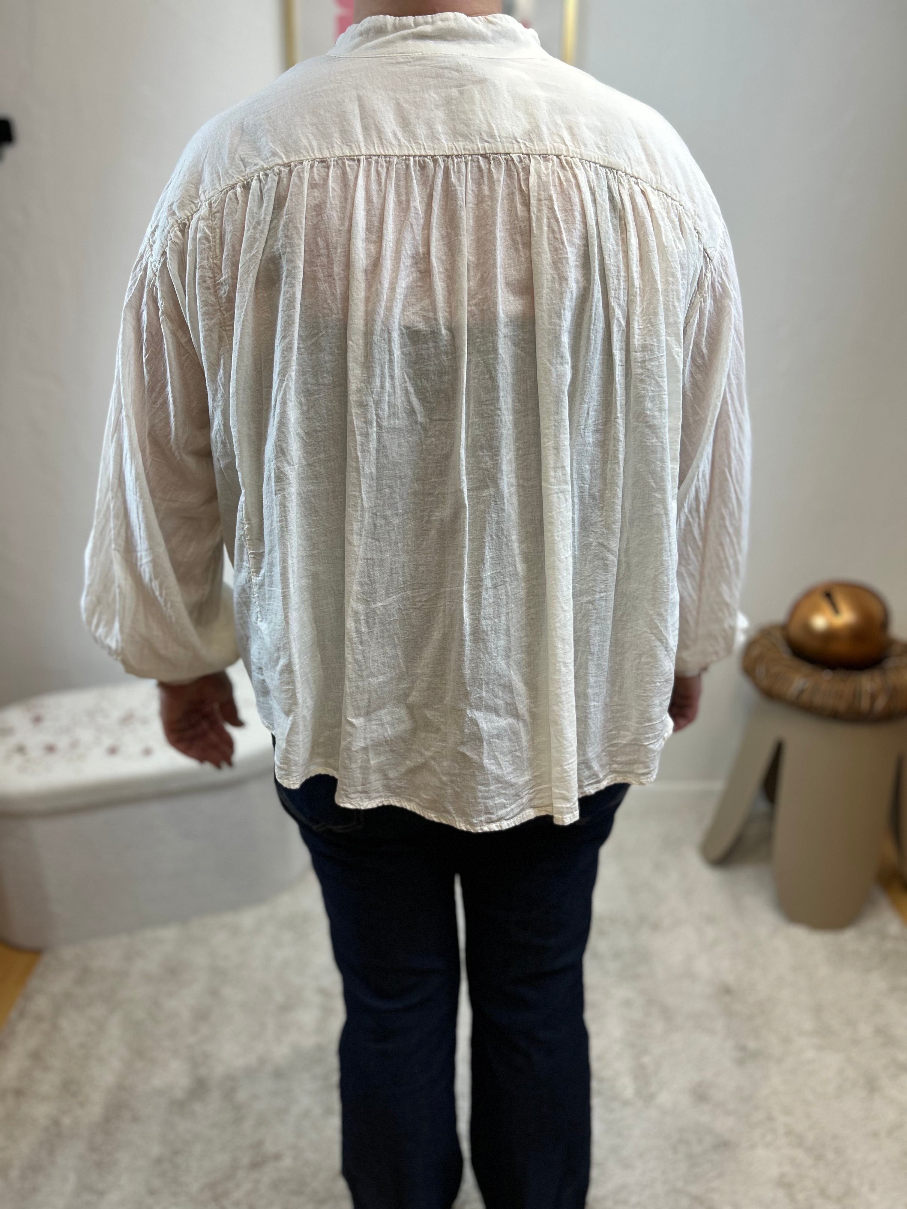 BLOUSE ODILE ECRU