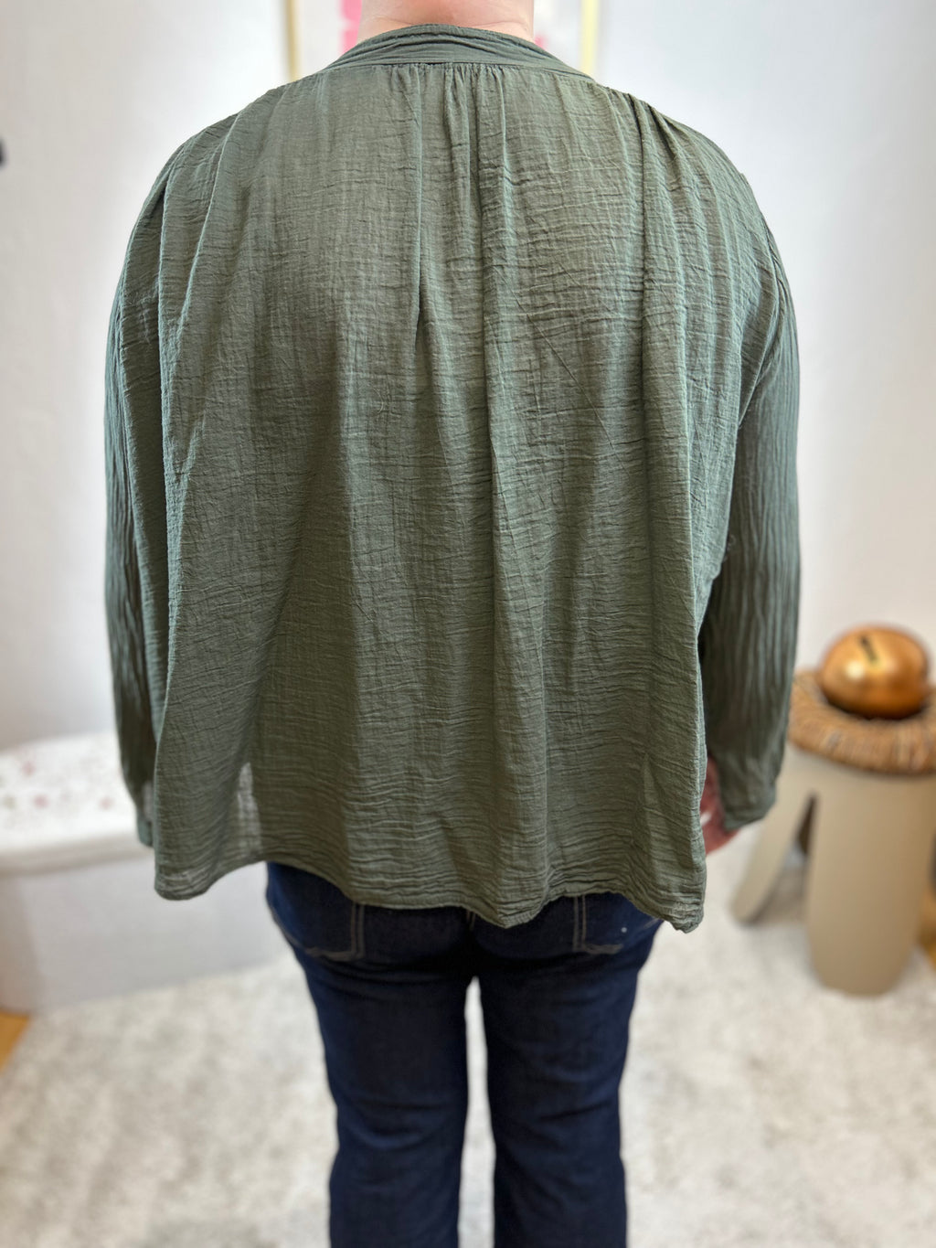 BLOUSE MARGO KAKI