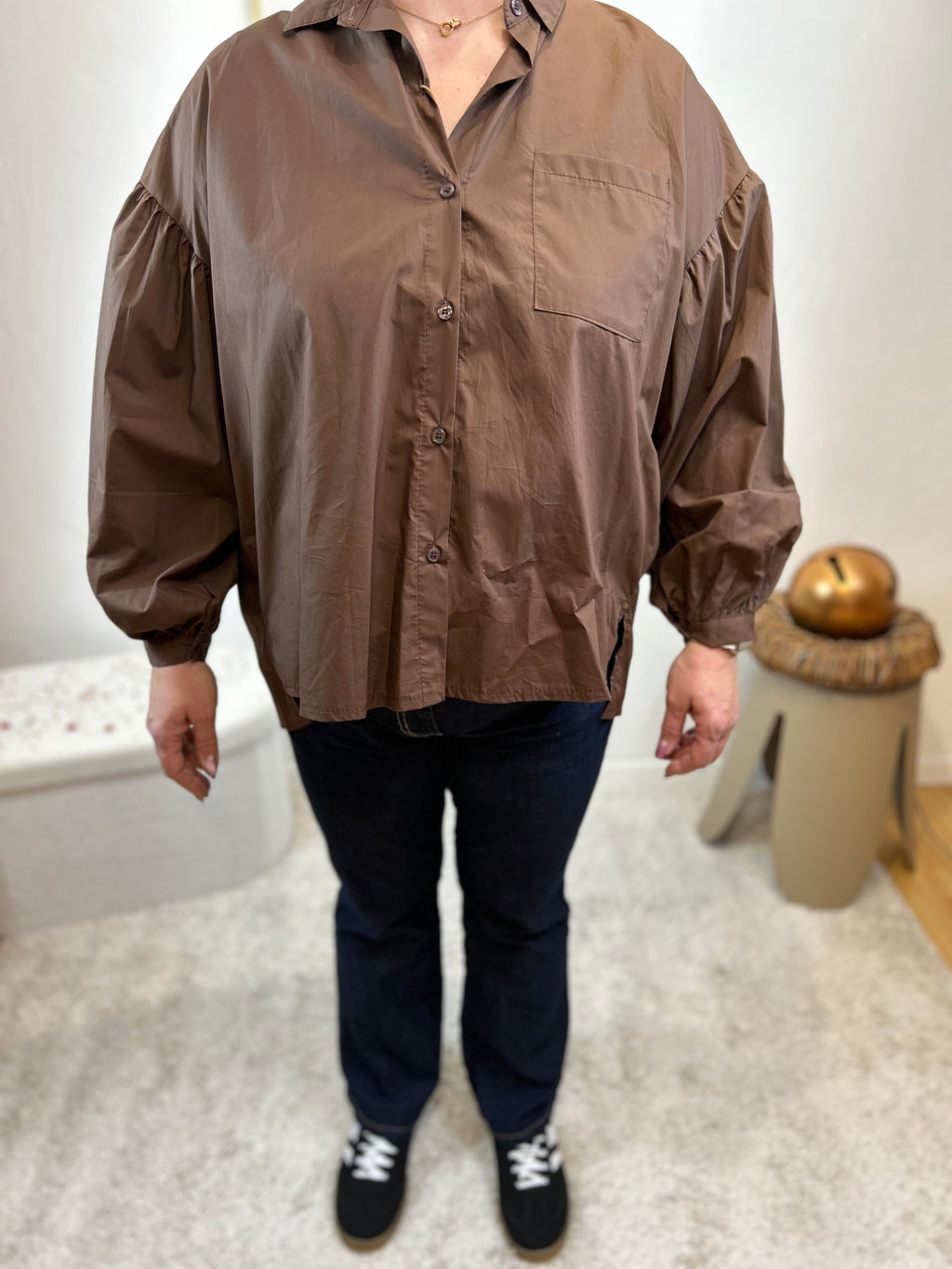 CHEMISE JUDE CHOCOLAT