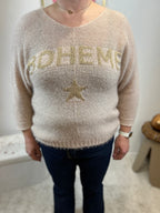 PULL BOHEME BEIGE