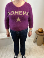 PULL BOHEME VIOLET