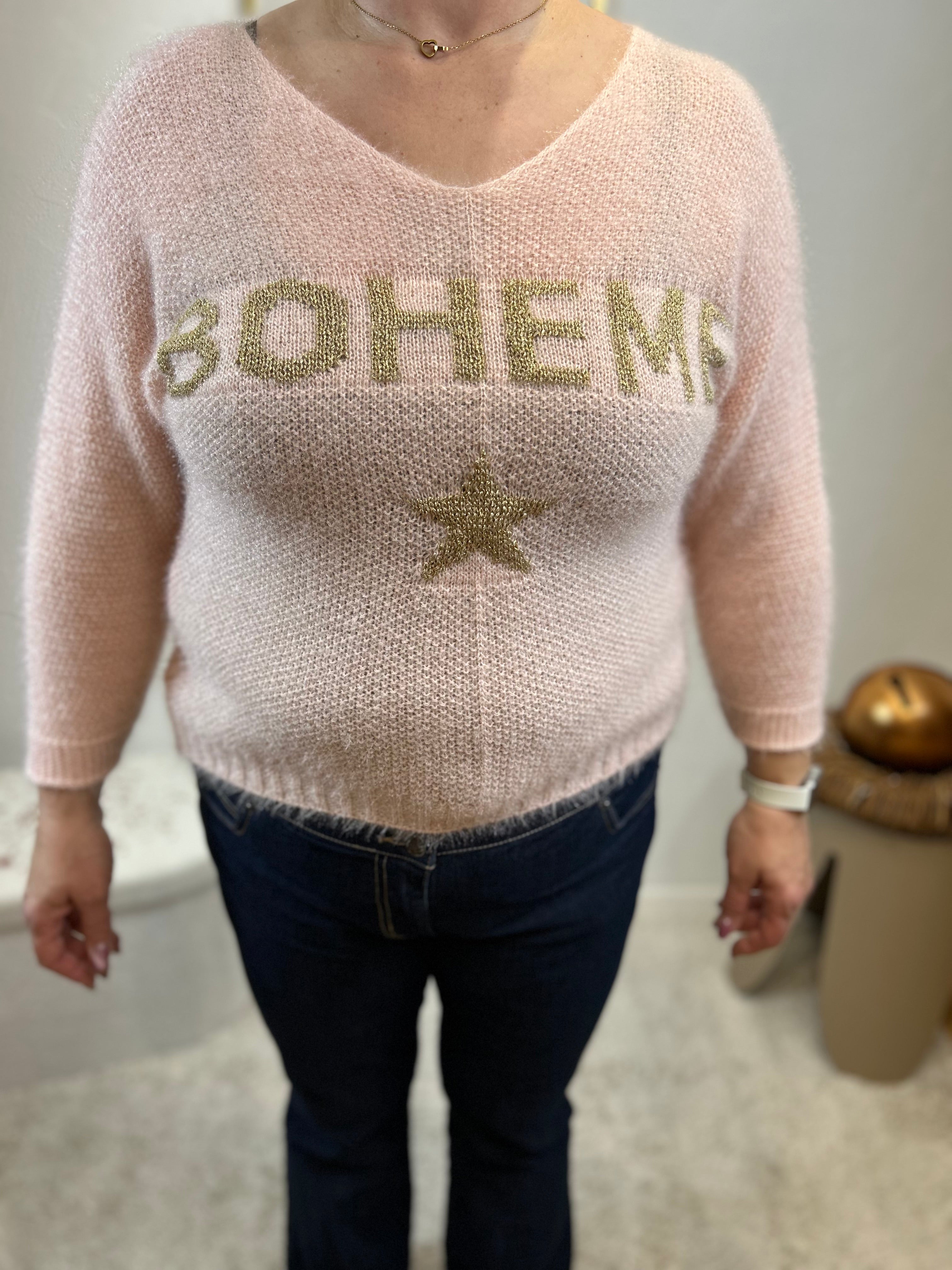 PULL BOHEME ROSE