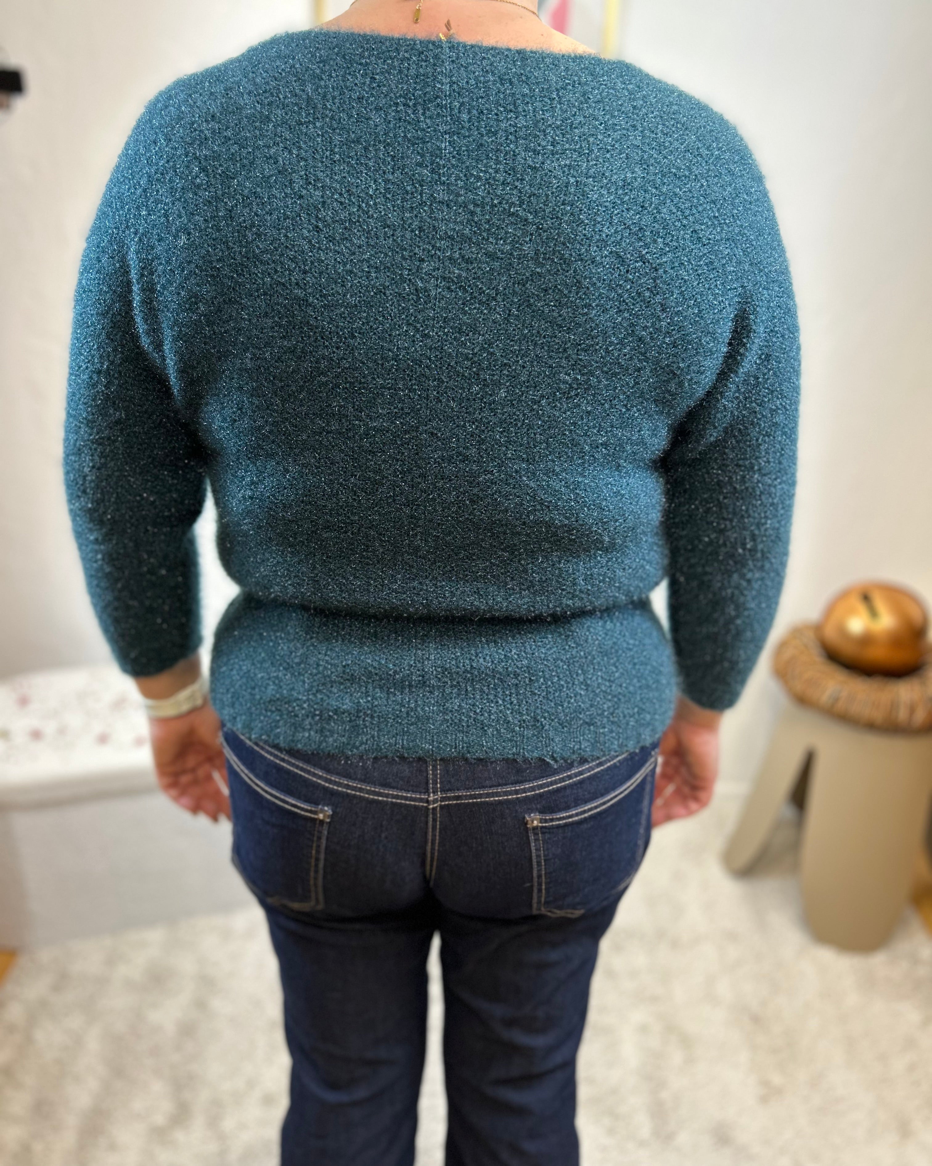 PULL BOHEME BLEU