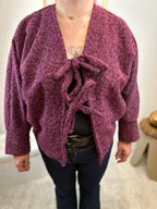 GILET LANA BORDEAUX
