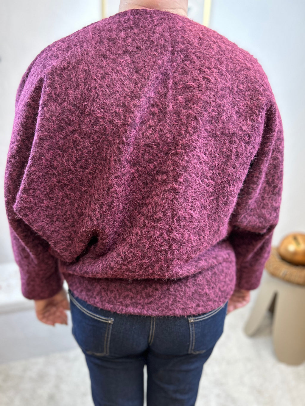GILET LANA BORDEAUX
