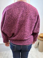 GILET LANA BORDEAUX