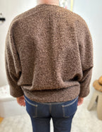 GILET LANA MARRON