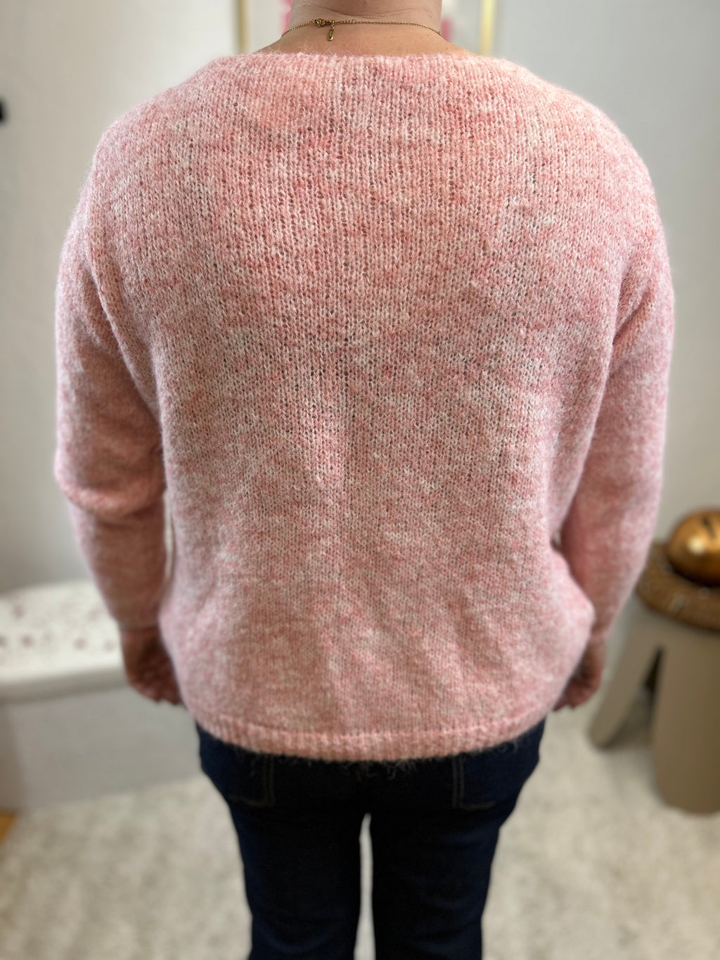 GILET ISA ROSE