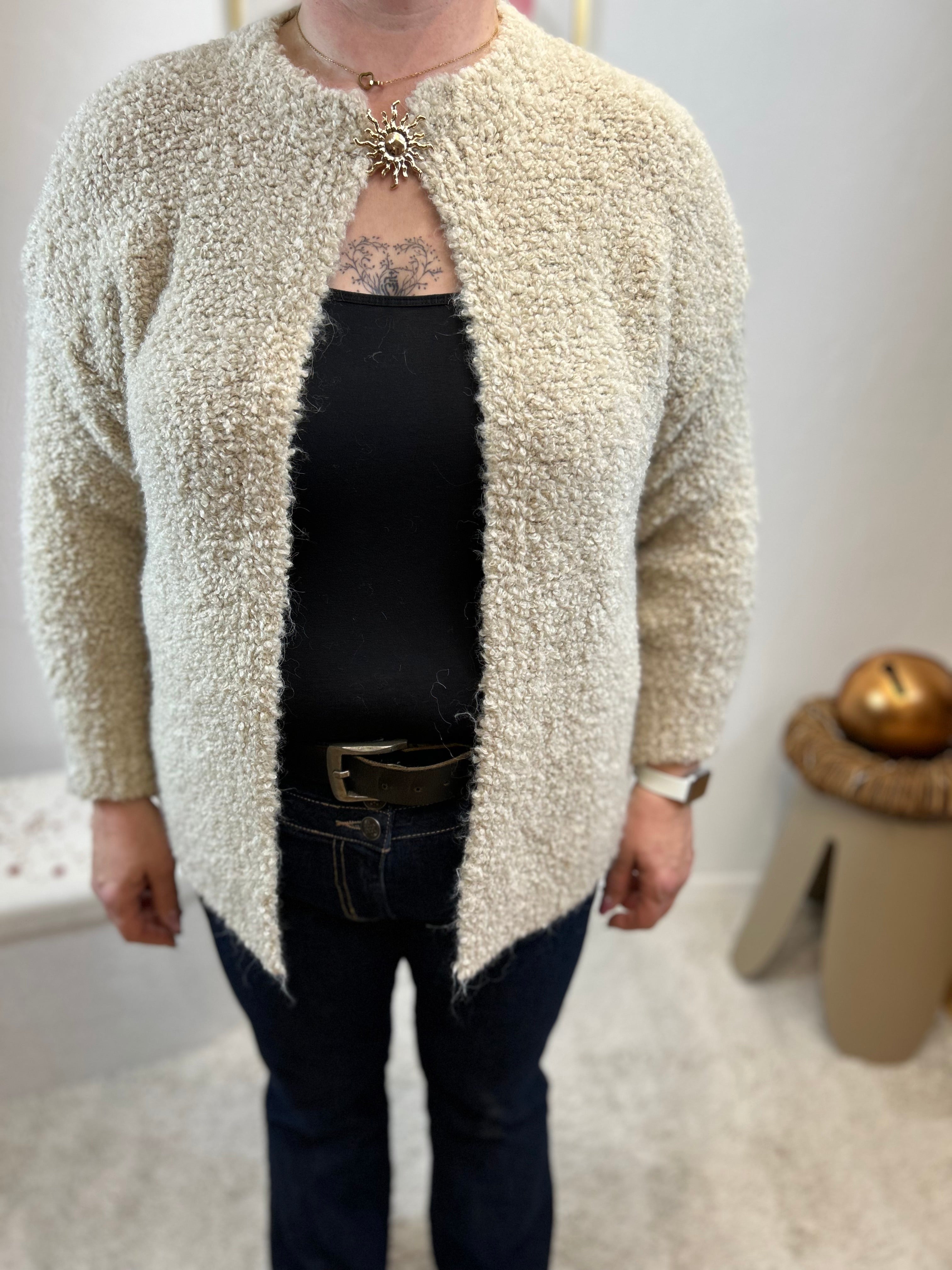 GILET NINA BEIGE