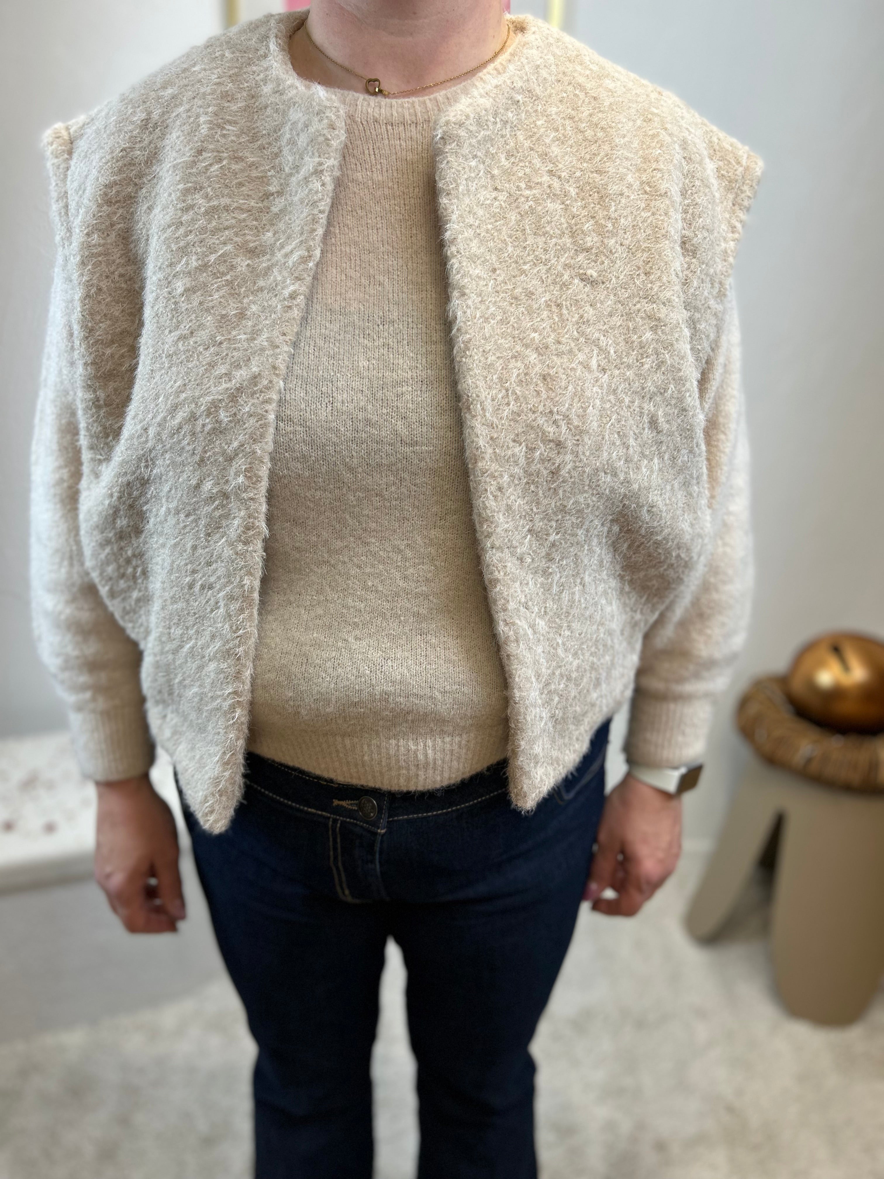 GILET ROSALIE BEIGE
