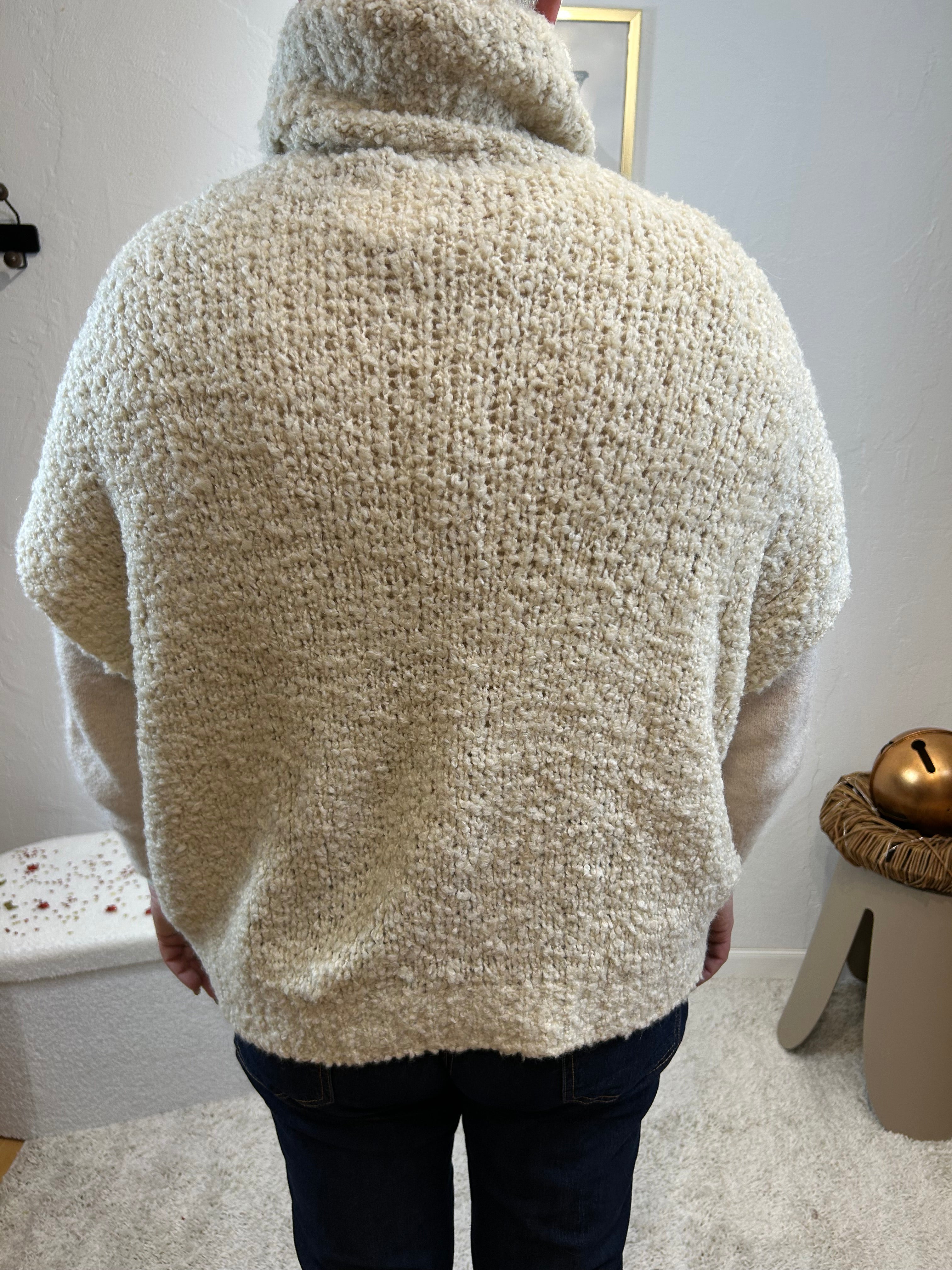 PULL BOUCLETTE ECRU