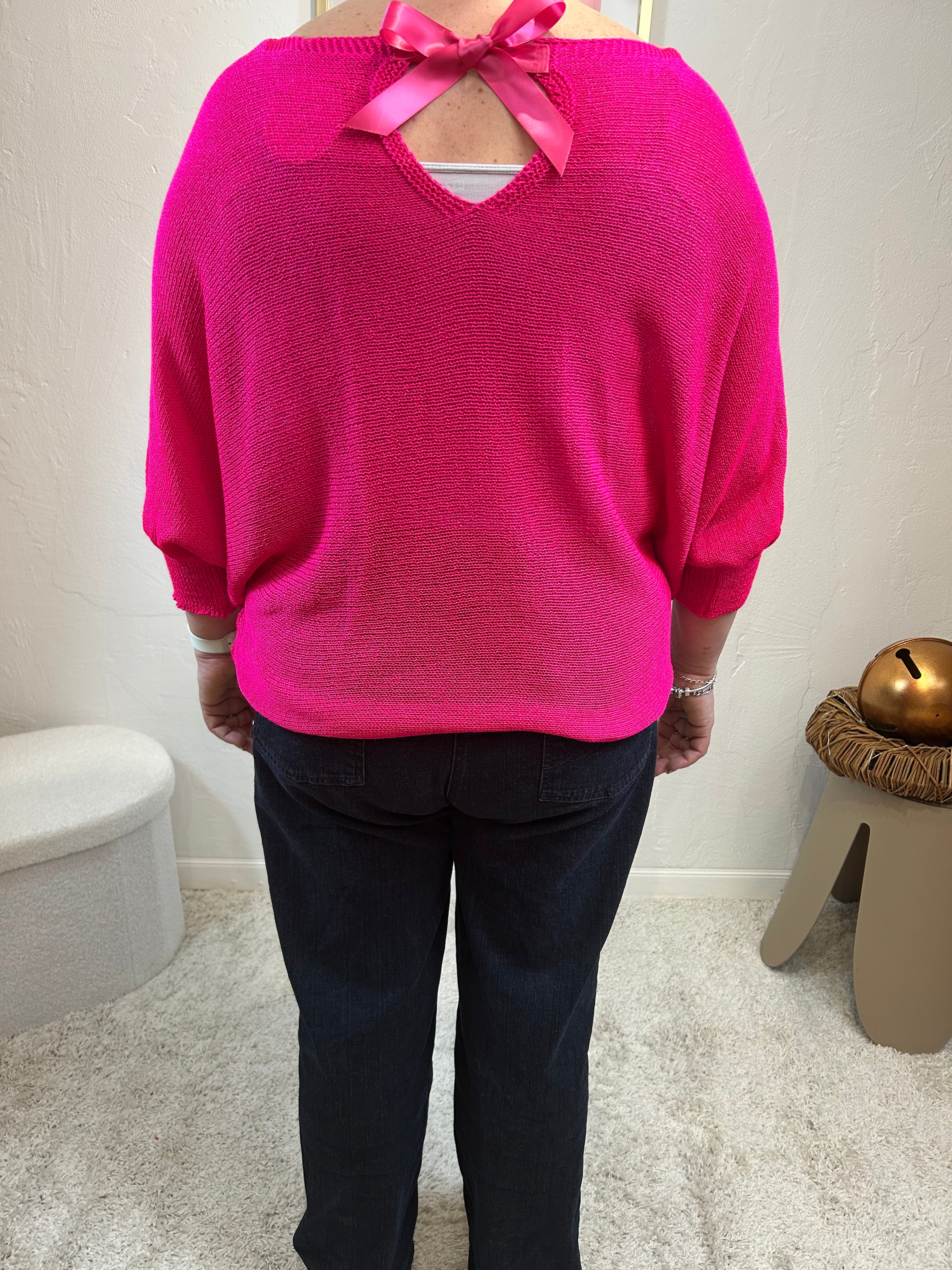 PULL NINO FUCHSIA GRACIEUSES