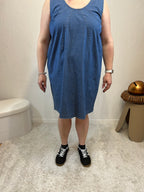 ROBE EN JEAN BLEUE MARINE GRACIEUSES