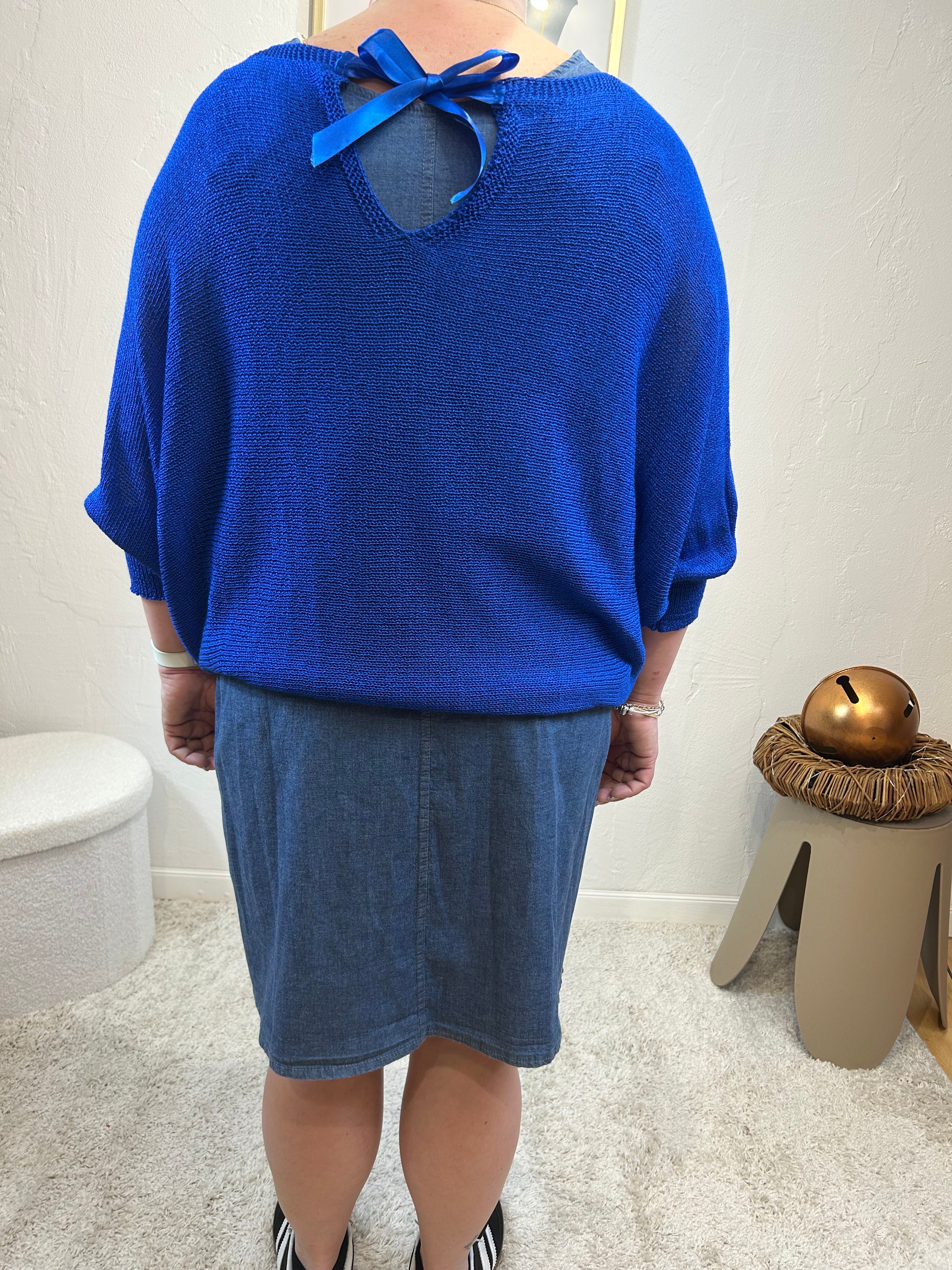 PULL NINO BLEU ROI GRACIEUSES