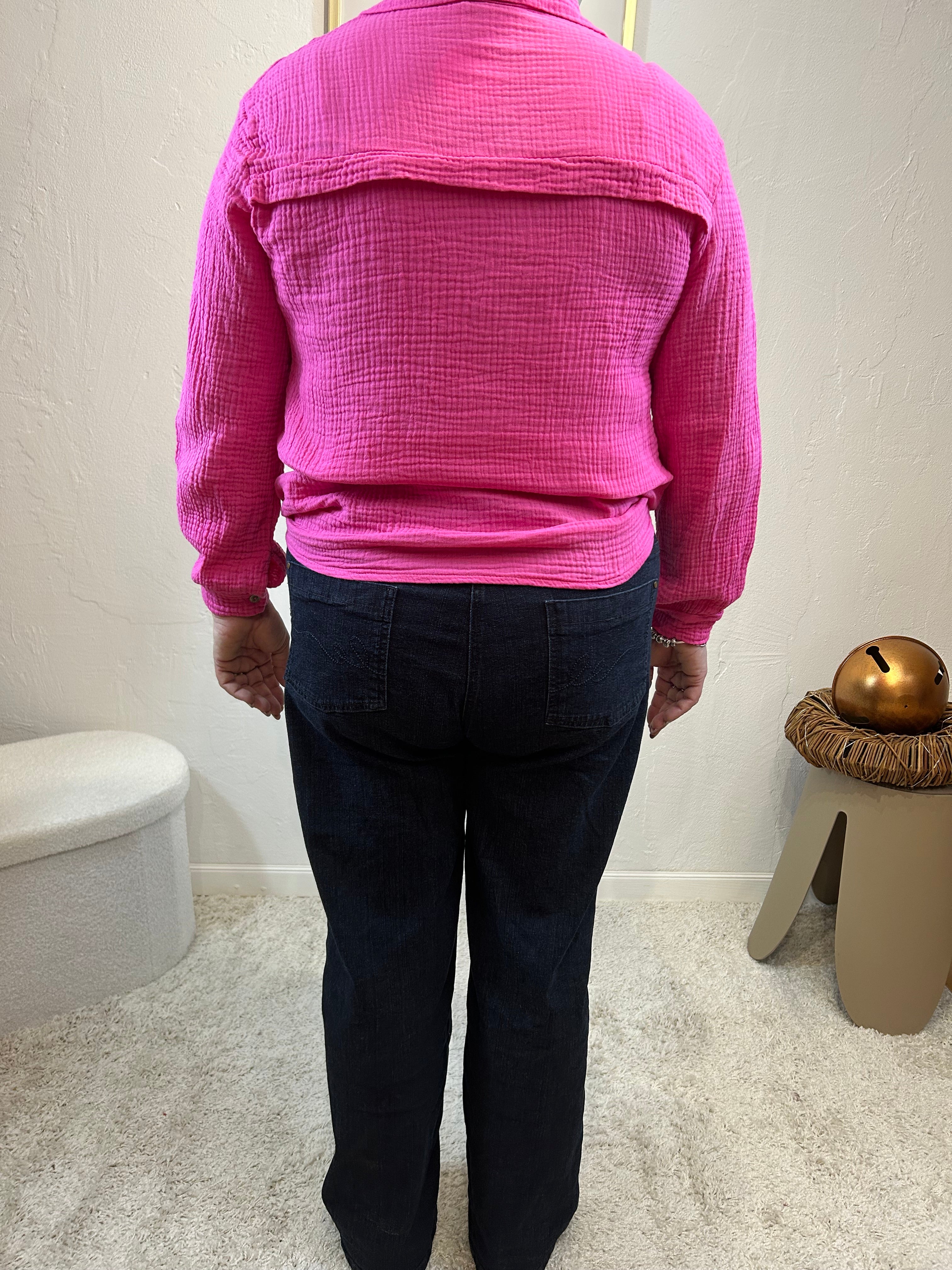 CHEMISE MILA FUCHSIA