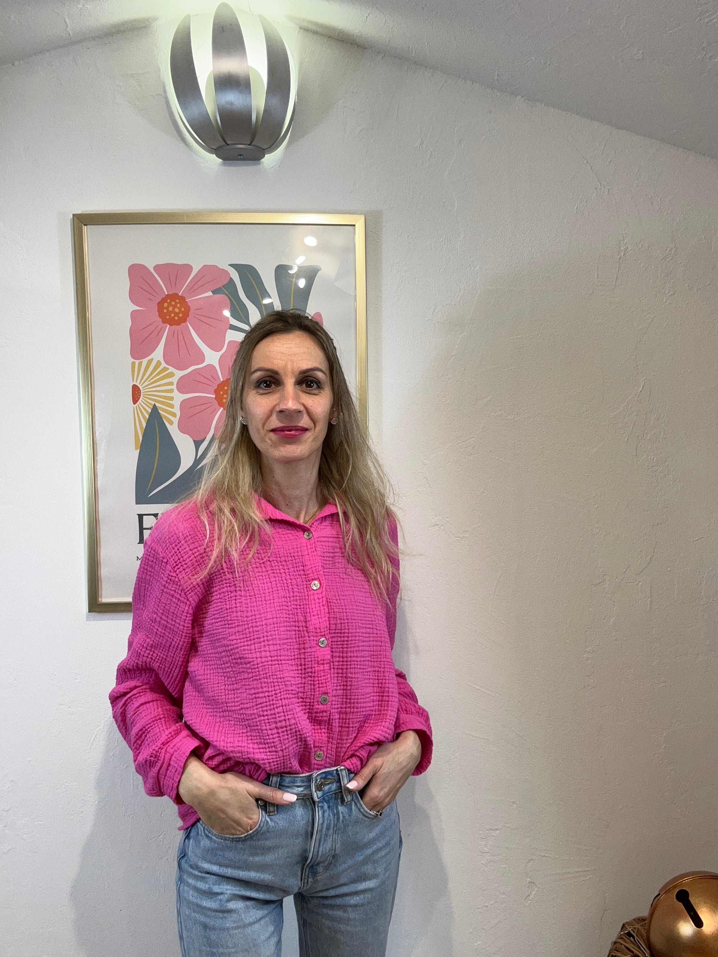 CHEMISE MILA FUCHSIA