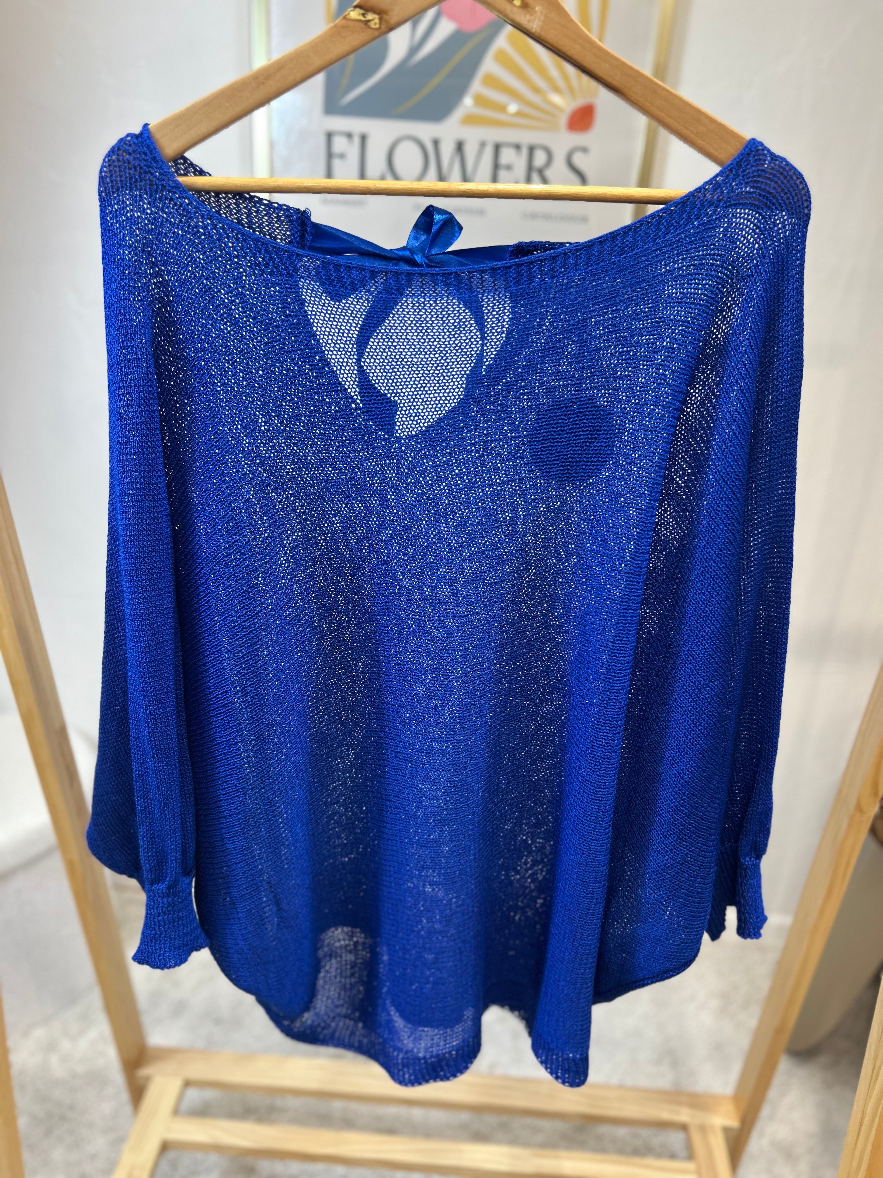 PULL NINO BLEU ROI GRACIEUSES