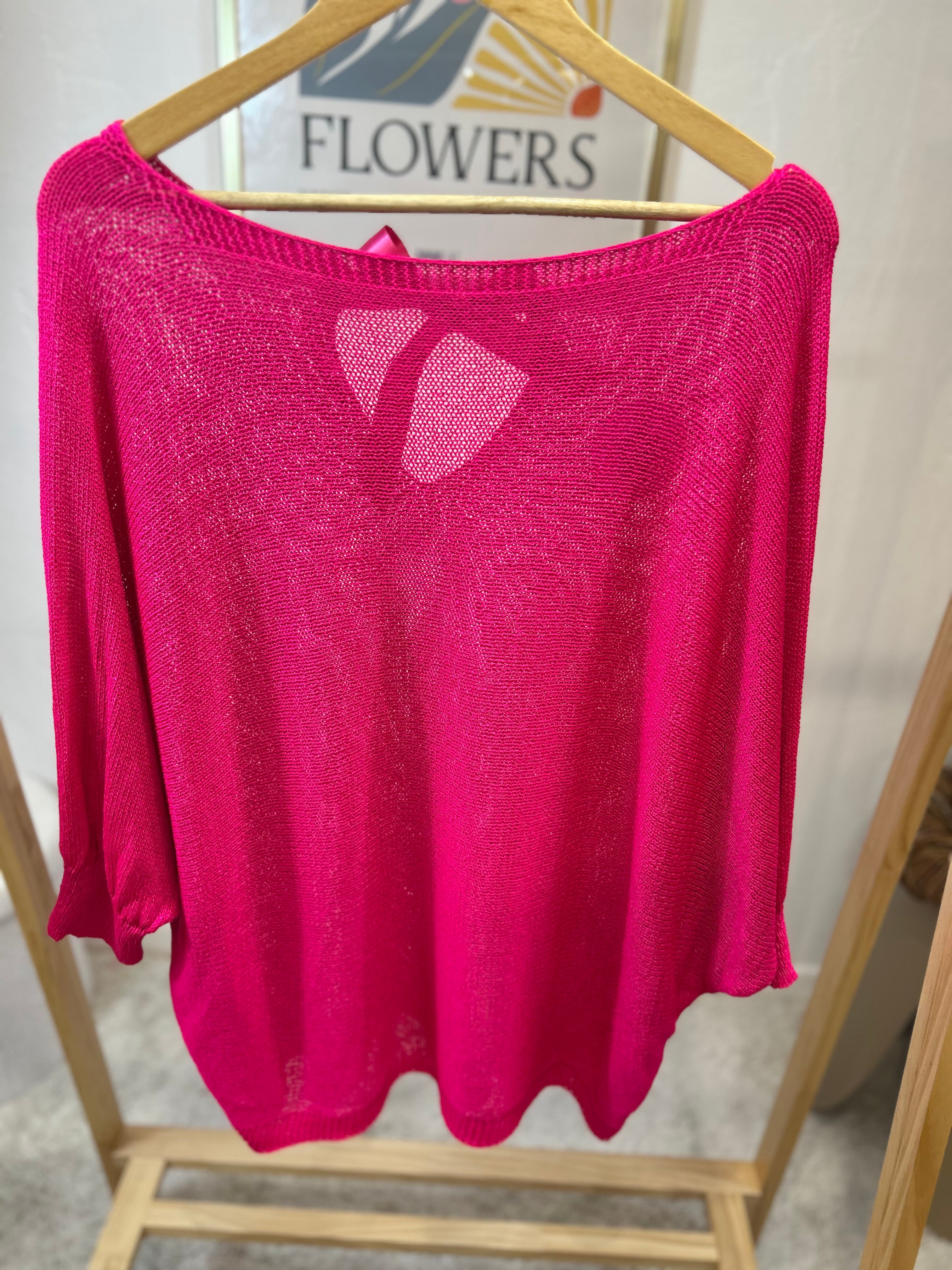 PULL NINO FUCHSIA GRACIEUSES