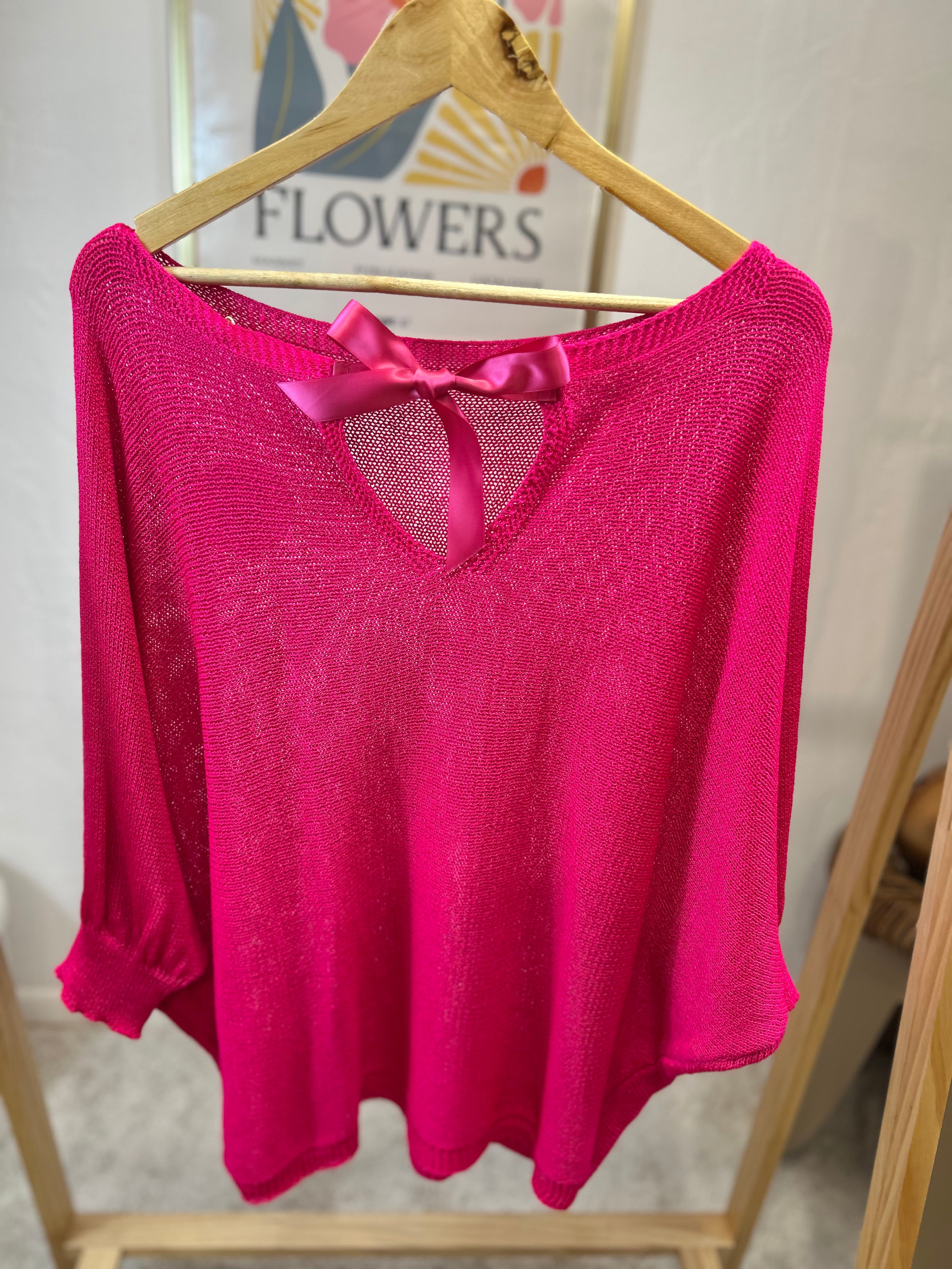 PULL NINO FUCHSIA GRACIEUSES