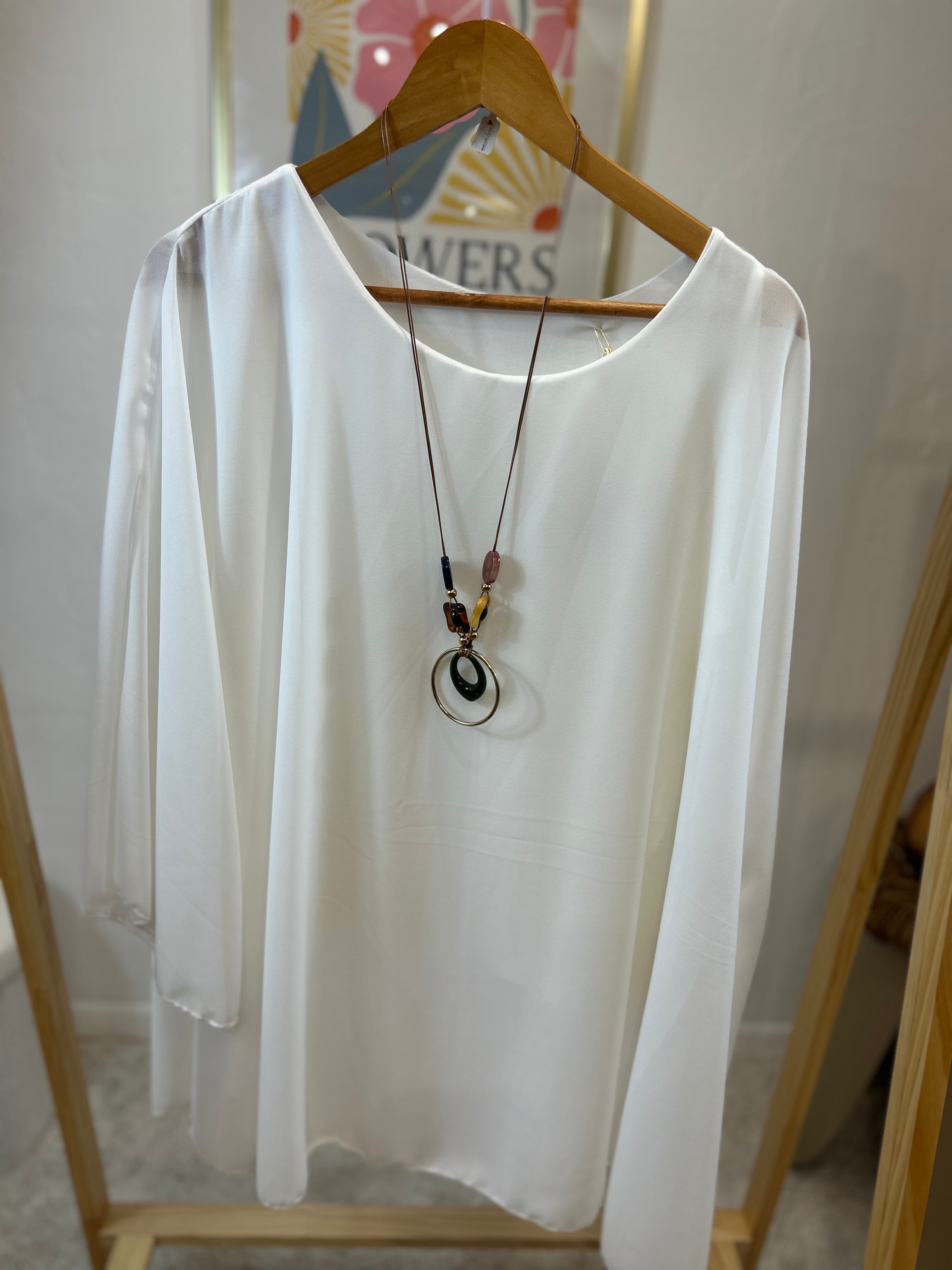 BLOUSE VICTORIA BLANCHE GRACIEUSES