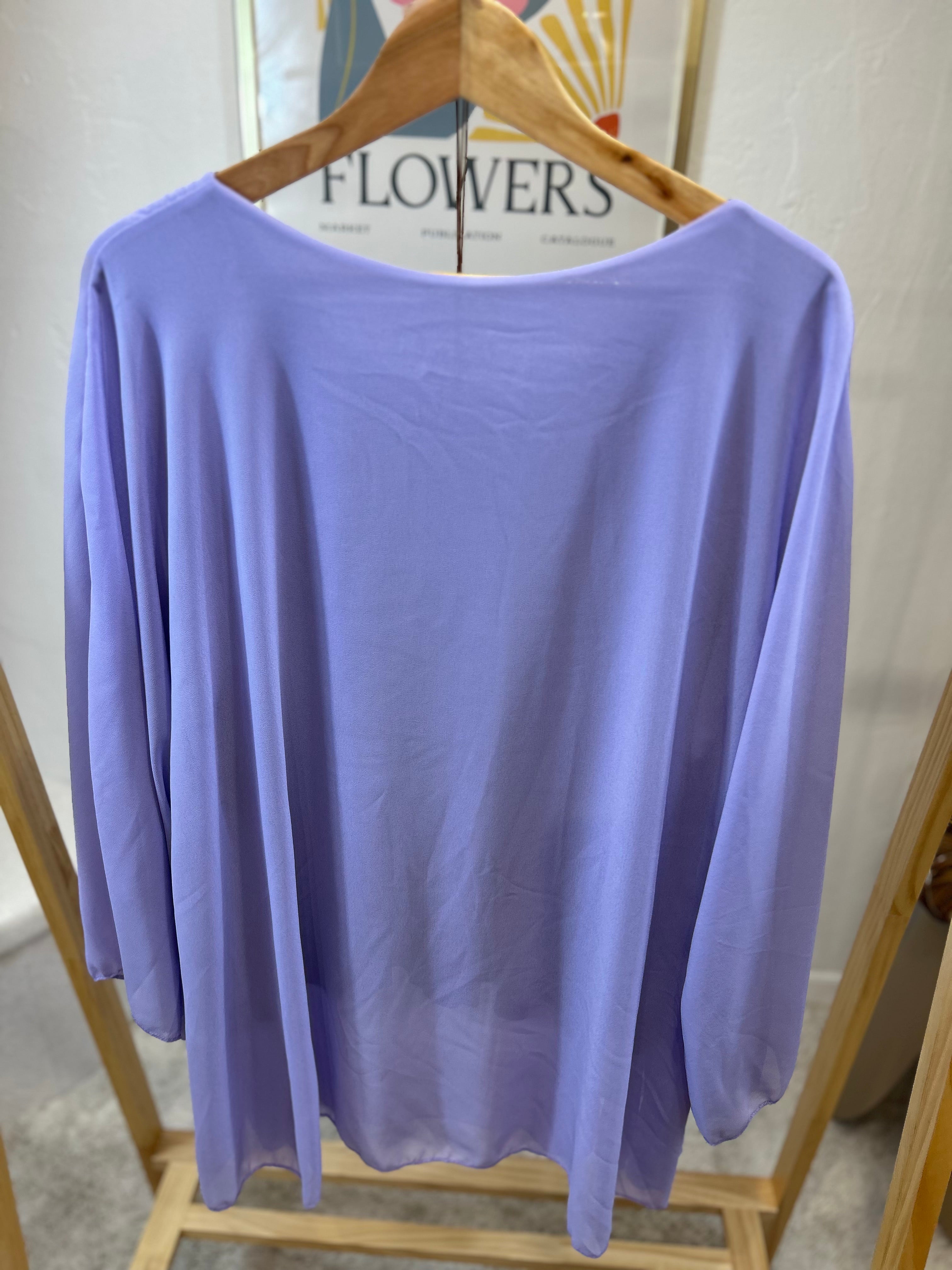 BLOUSE VICTORIA LILAS GRACIEUSES