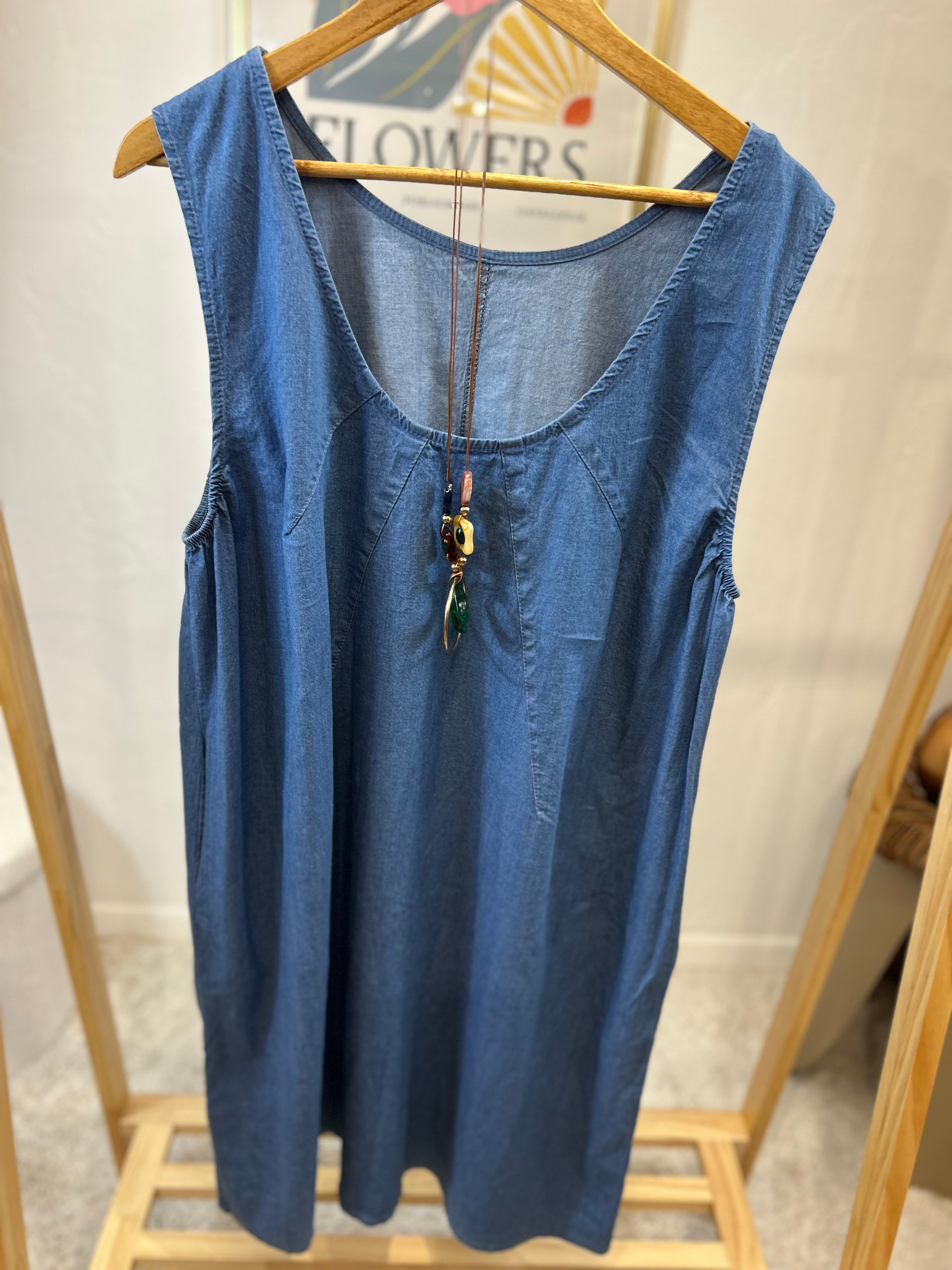 ROBE EN JEAN BLEUE GRACIEUSES