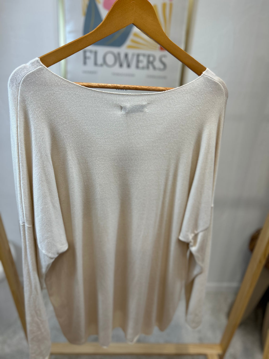 PULL "J'ADORE" ECRU GRACIEUSES