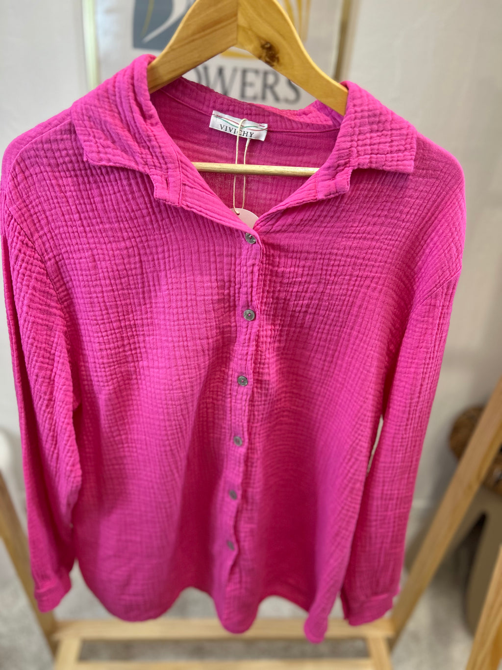CHEMISE MILA FUCHSIA