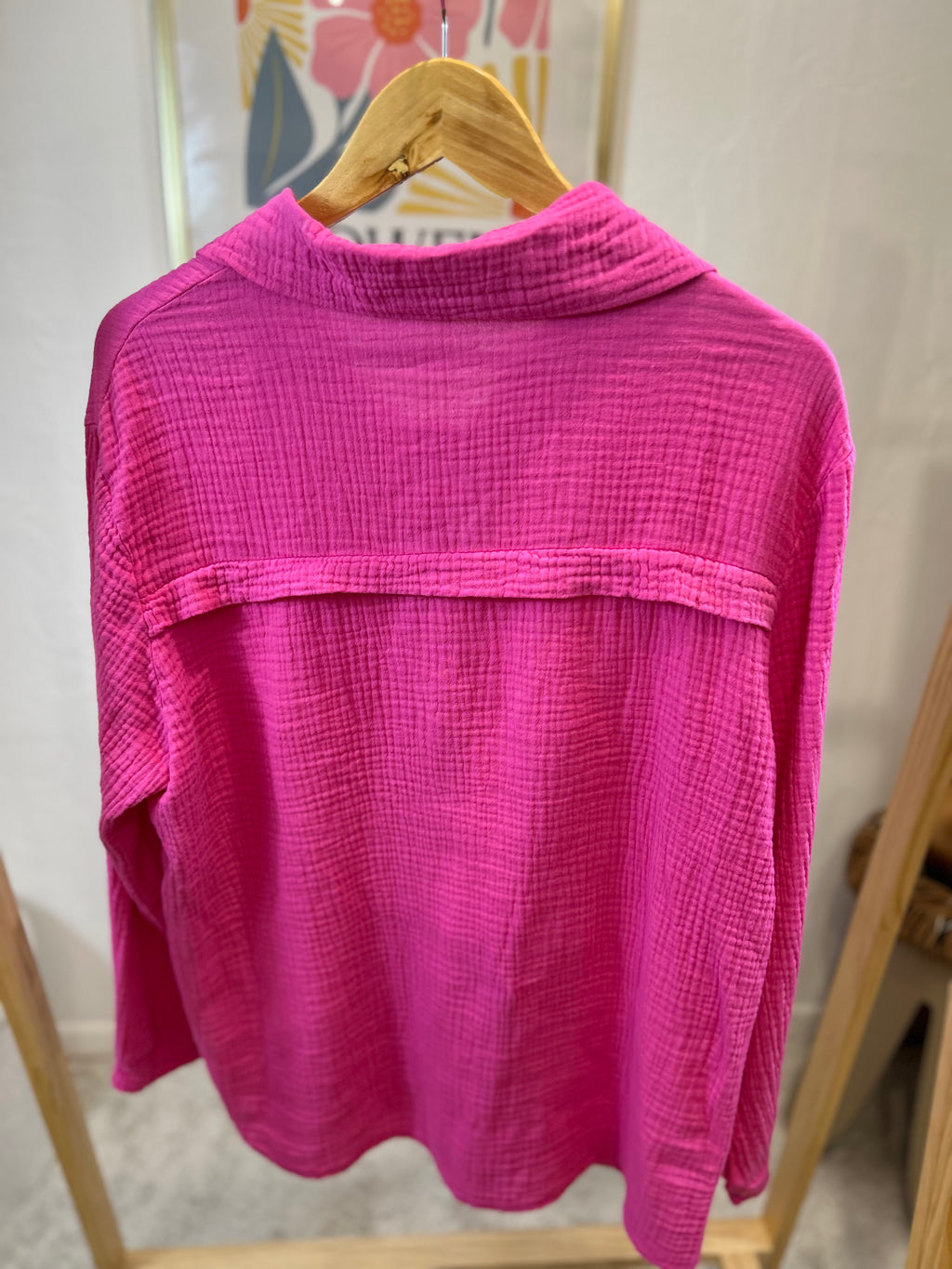 CHEMISE MILA FUCHSIA