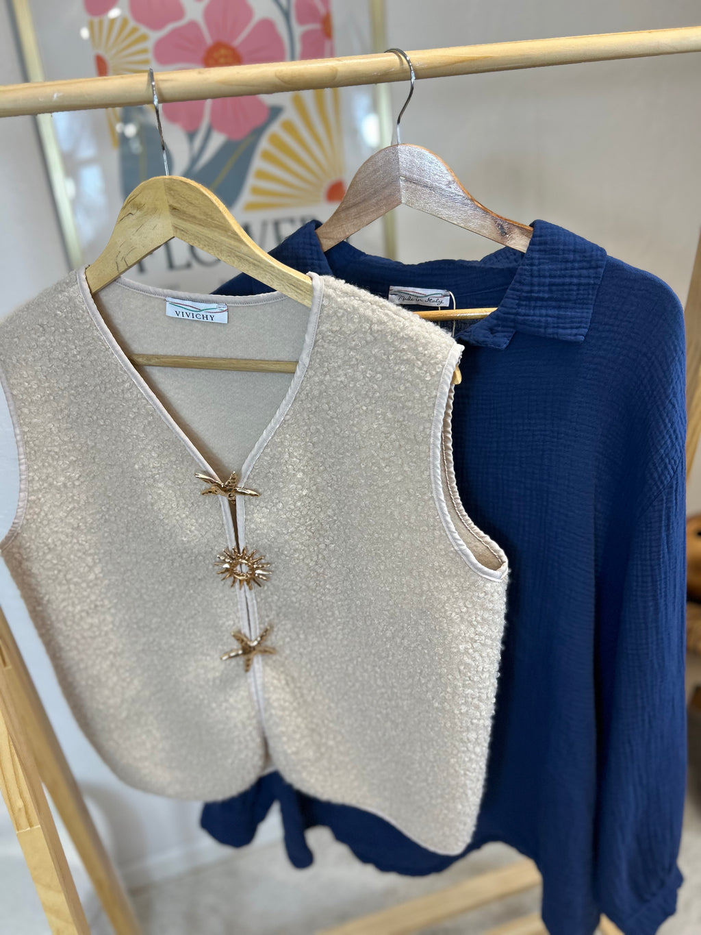 CHEMISE MILA BLEUE MARINE