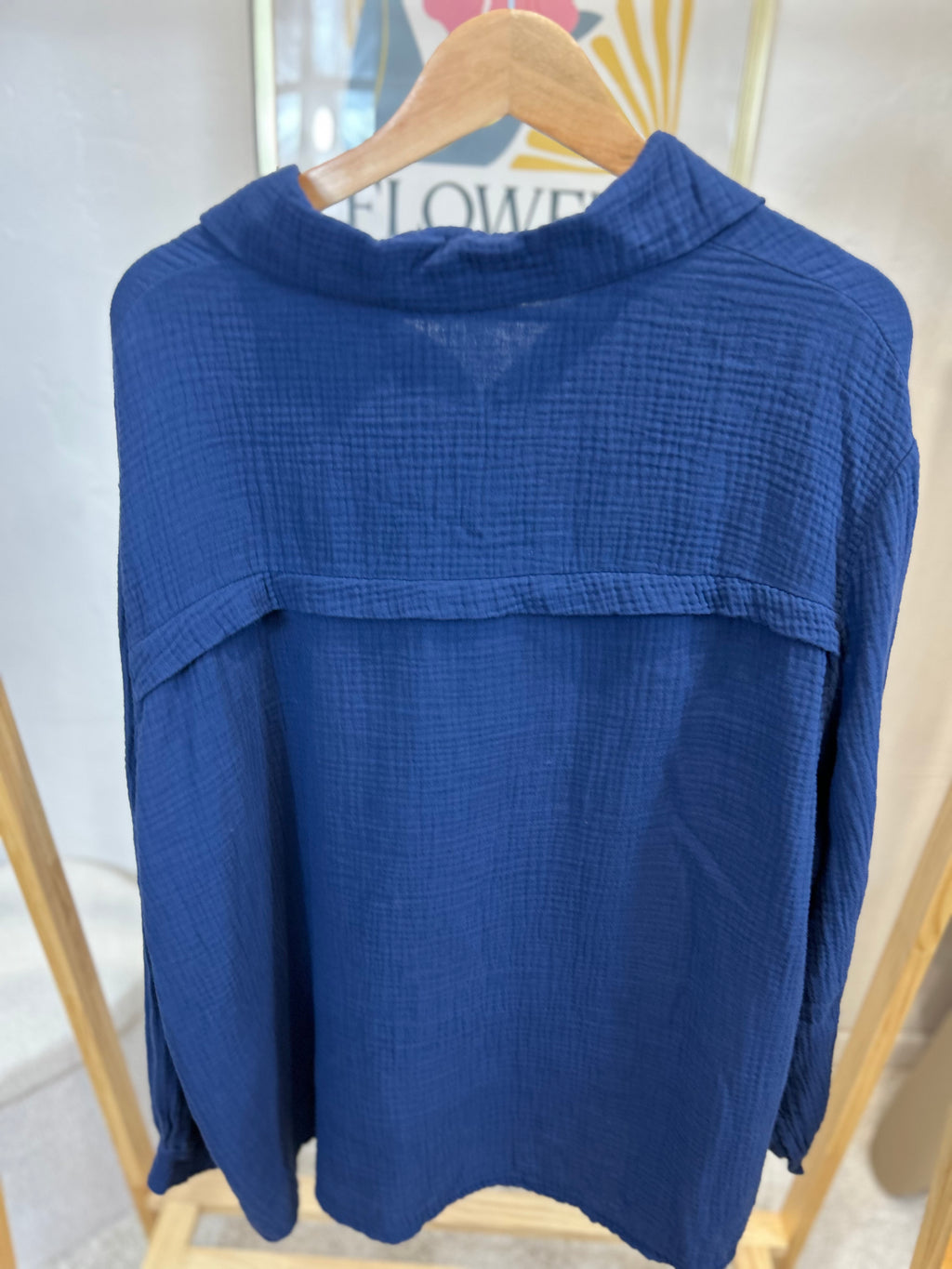 CHEMISE MILA BLEUE MARINE