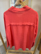 CHEMISE MILA CORAIL