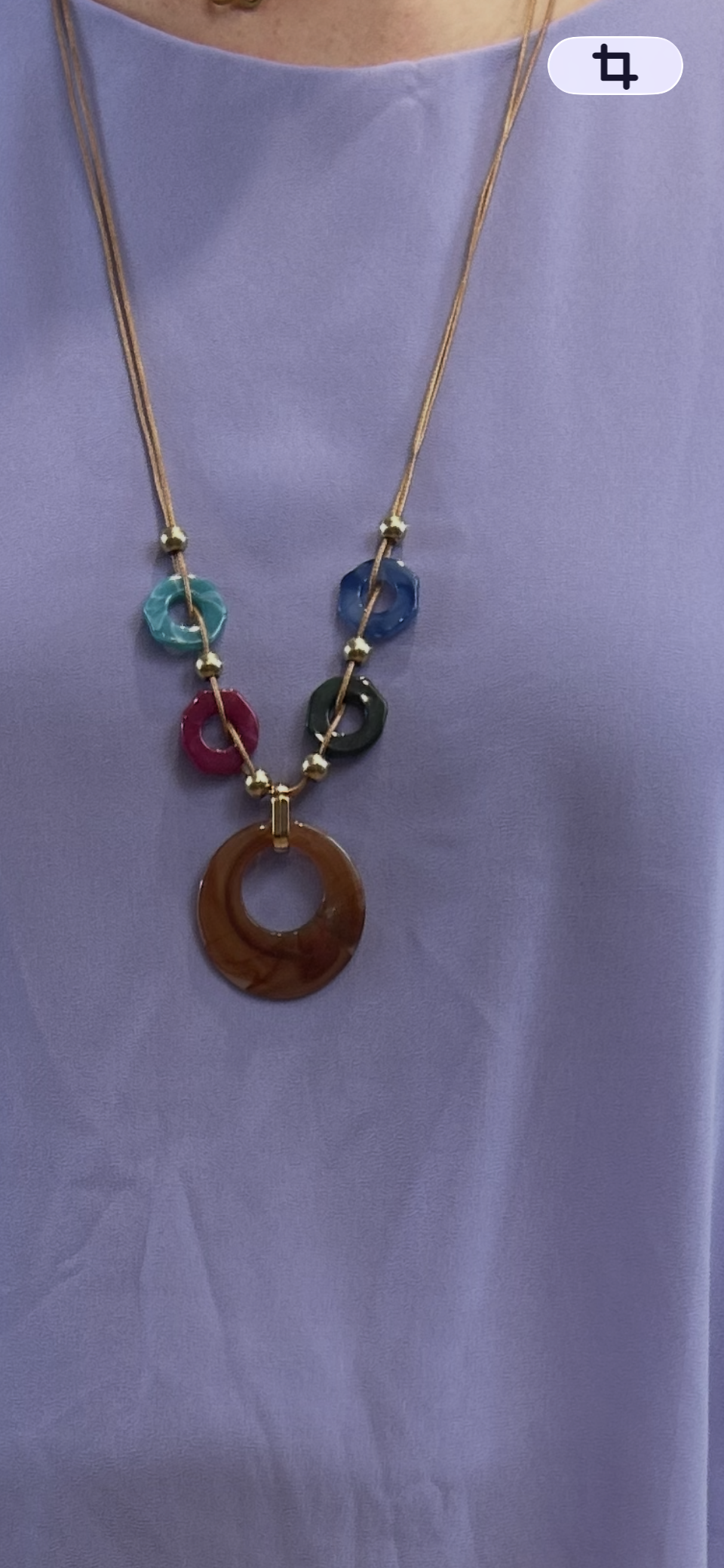 SAUTOIR FLEUR FANTAISIE