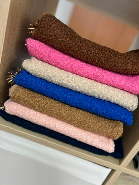 GILET BROCHES TERRACOTTA