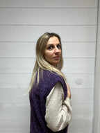 GILET ROSALIE VIOLET
