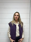 GILET ROSALIE VIOLET