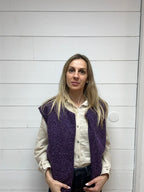 GILET ROSALIE VIOLET